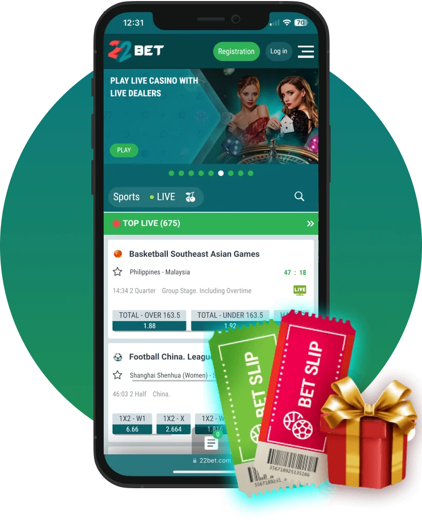 Ứng dụng di động 22Bet